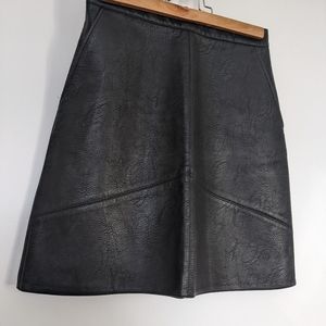 Zara faux leather skirt